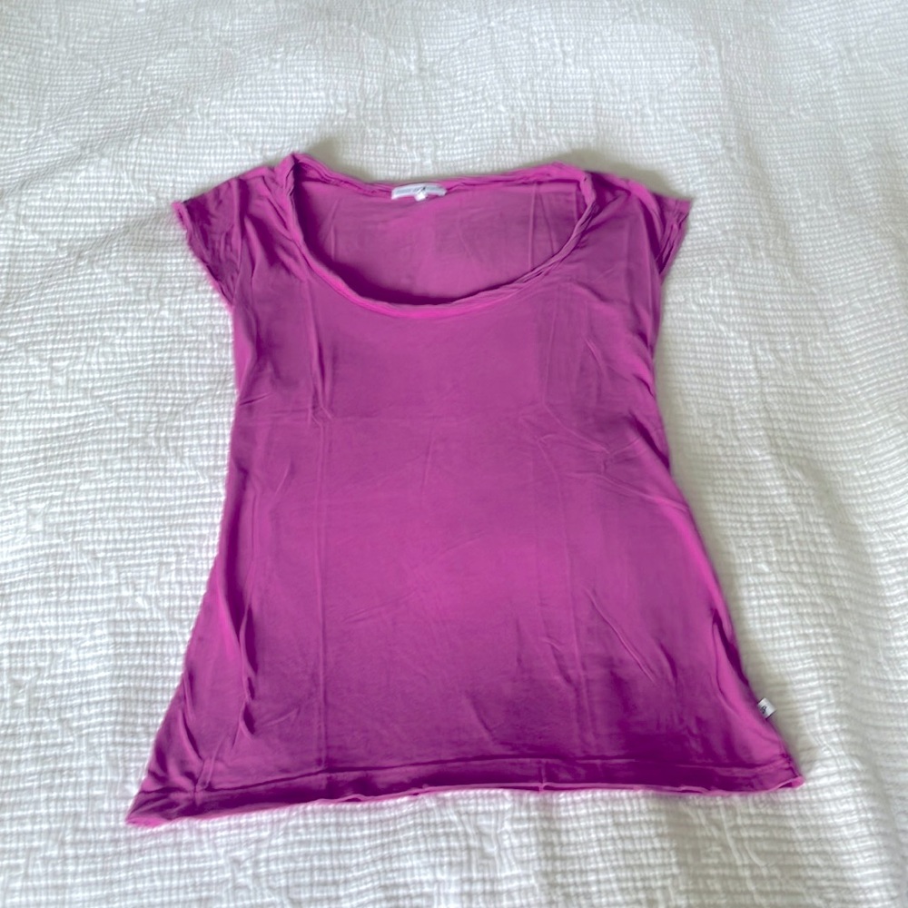 James Perse fitted cap sleeve